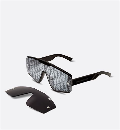 okulary christian dior|Diorxtrem MU Black Mask Sunglasses with Interchangeable .